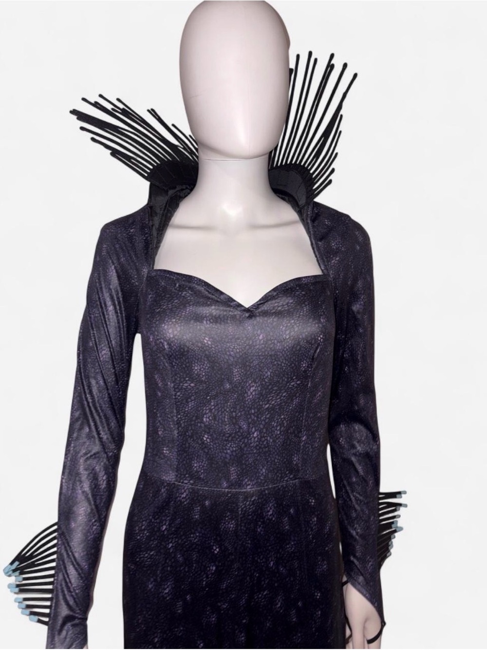 Disney Ursula Black Tentacle-Accent Long Sleeve Halloween costume size medium - Picture 2 of 8